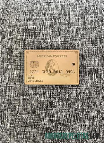 Frente fotográfica do cartão ouro AMEX do banco MOVO dos EUA baixar para verificação